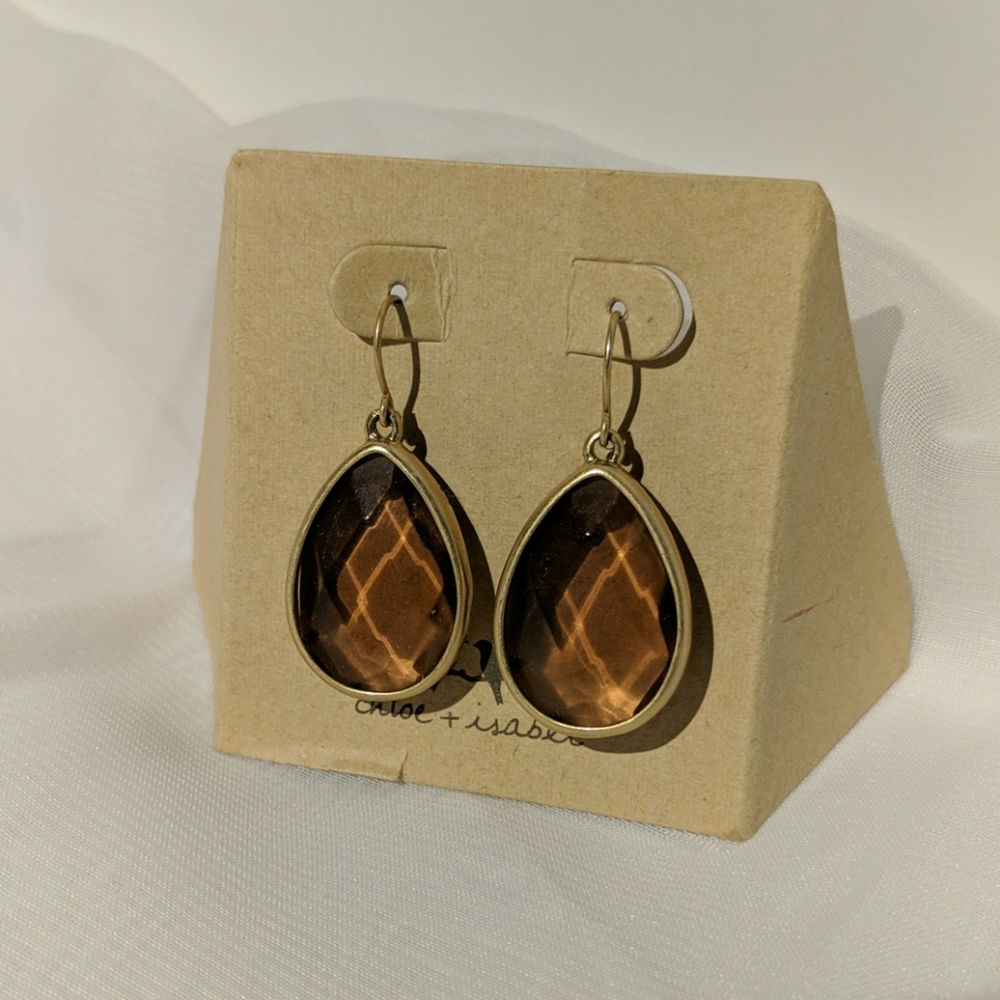 Light Rose Minaret Drop Earrings